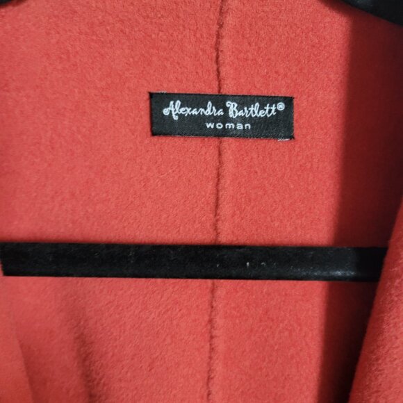 Alexander Bartlett Burnt Orange 100% Wool Jacket Coat w/Patch Pockets (Size: 2X) - Picture 5 of 16